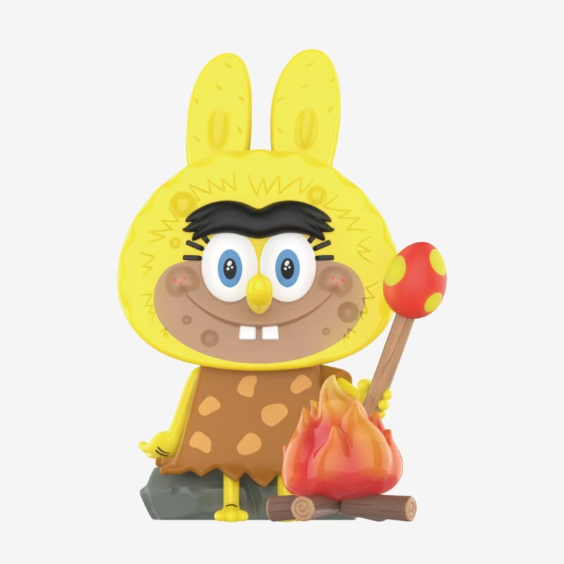 Figurine Labubu x SpongeBob x Prehistoric Chef