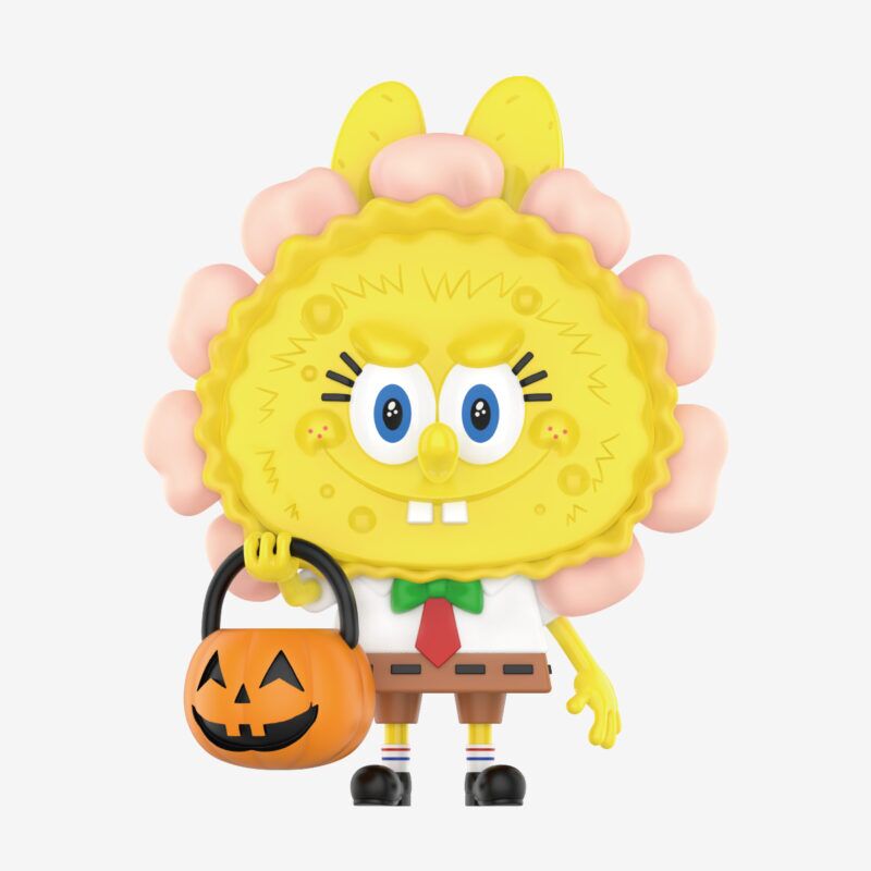 Figurine Labubu x SpongeBob x Halloween Pumpkin