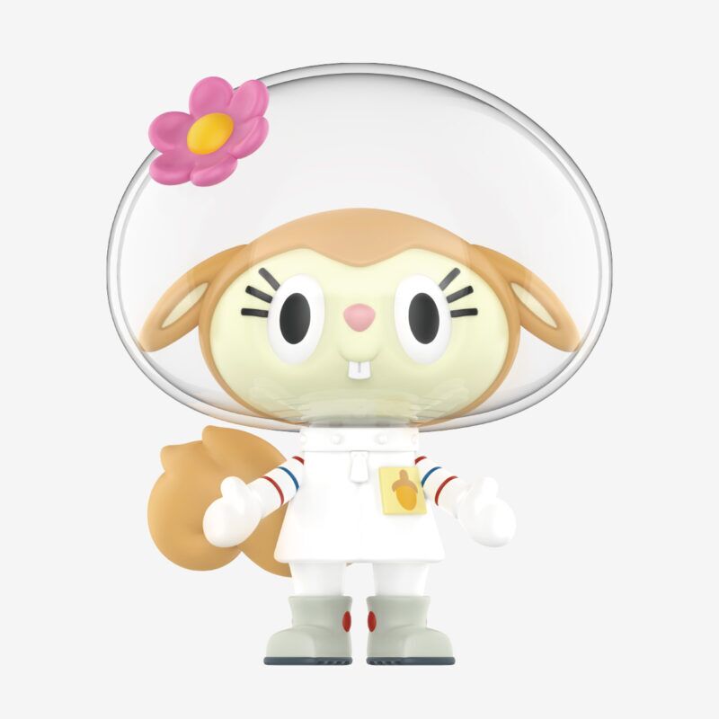 Figurine Labubu x SpongeBob x Sandy Space Explorer