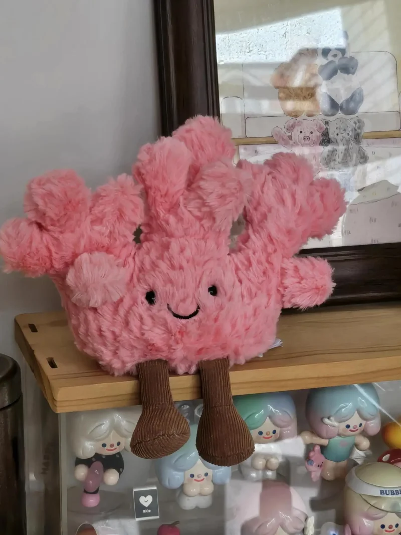 Jellycat Coral Surfer – Peluche Corail Rose 10 cm